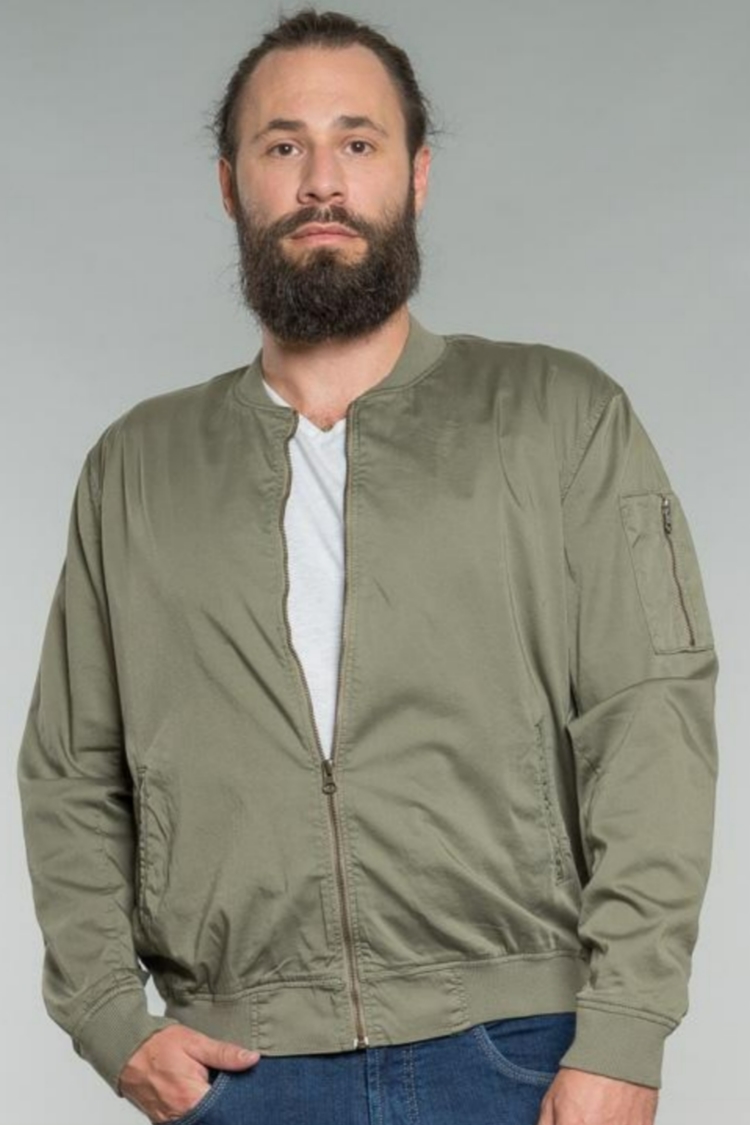 Feuervogl mannen vegan Blousonjack Tot Lichtkaki