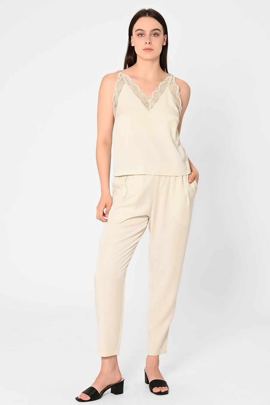 LOVJOI  Top Niniva Tencel Pebble