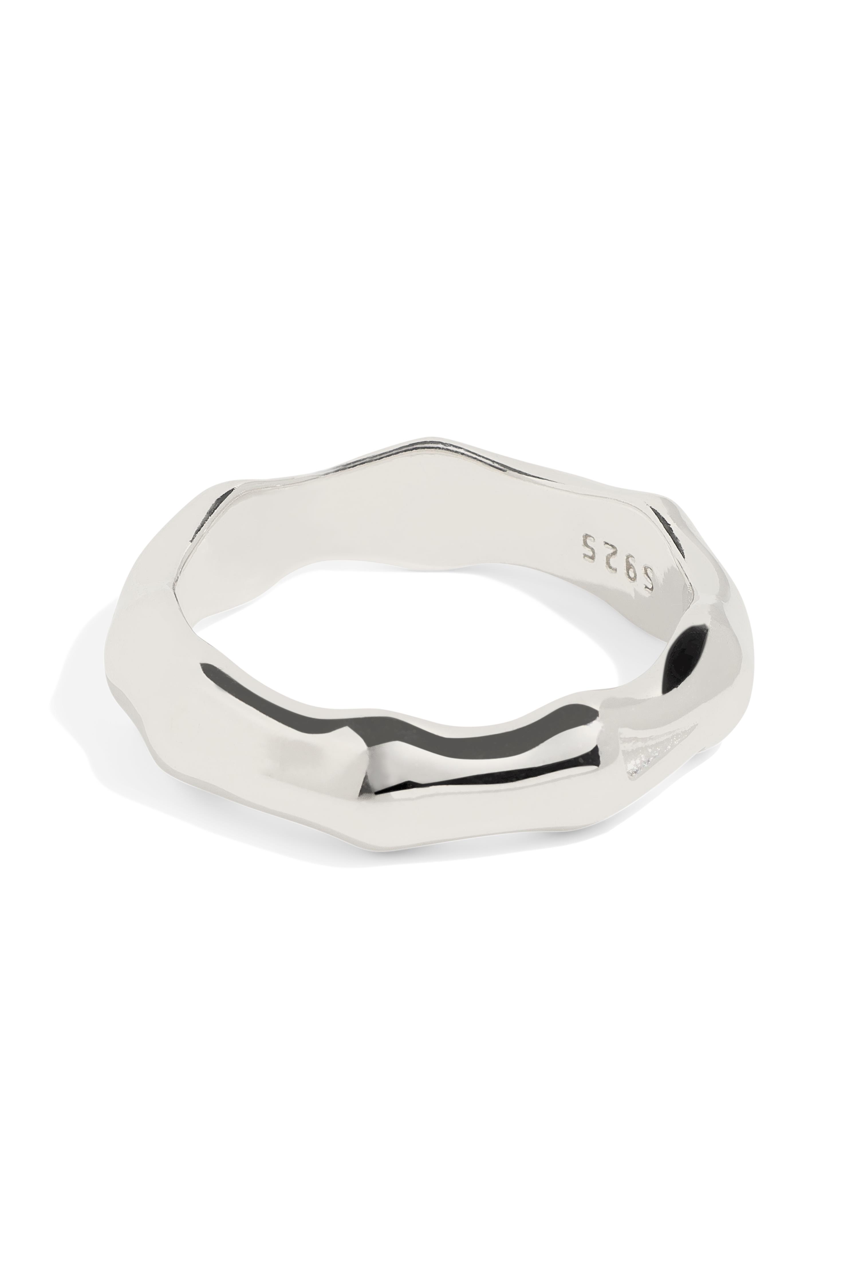 Bound Studios  Ring Bamboe Sterling Zilver