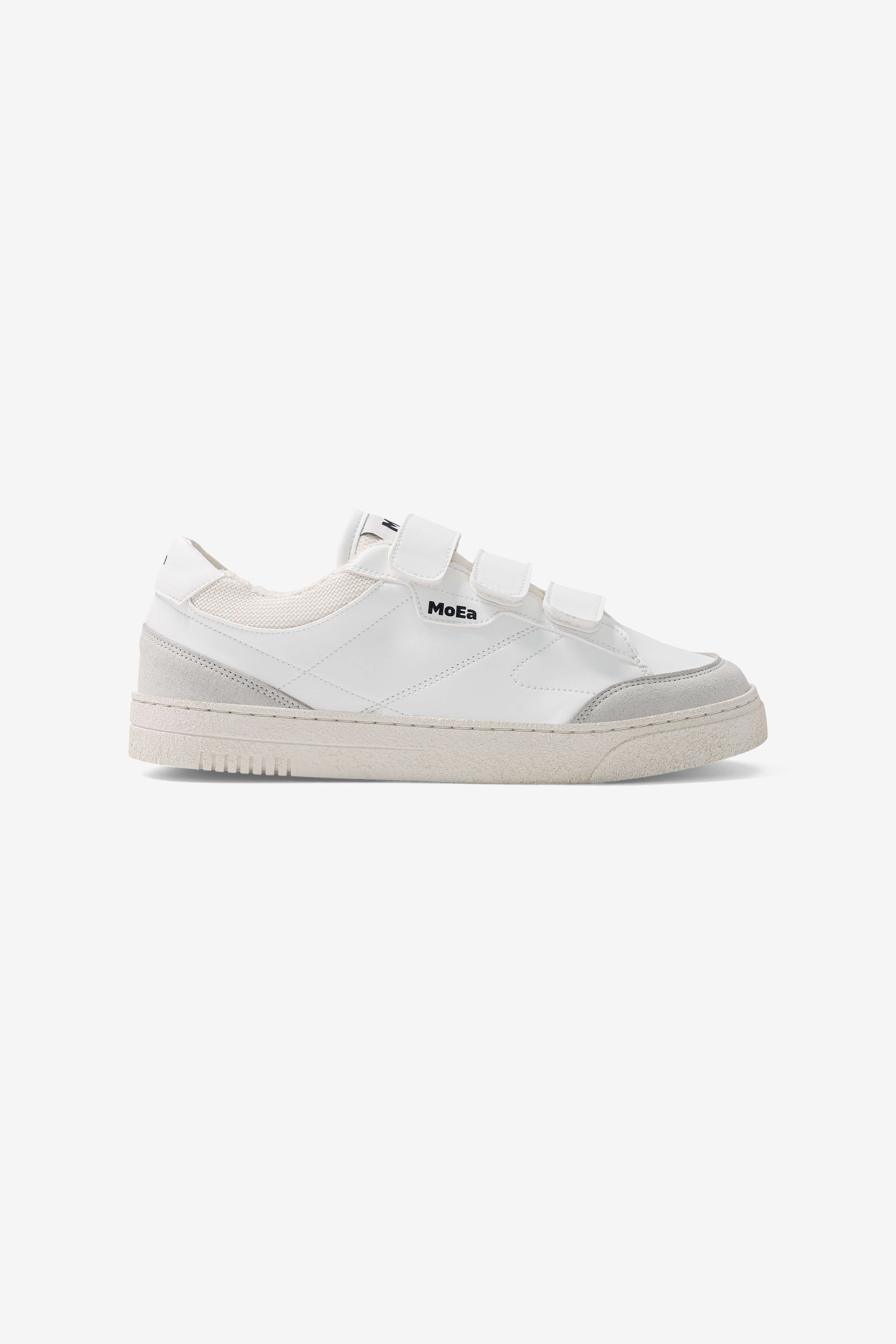 MoEa mannen vegan Sneakers Gen3 Klittenband Druiven Volledig Wit