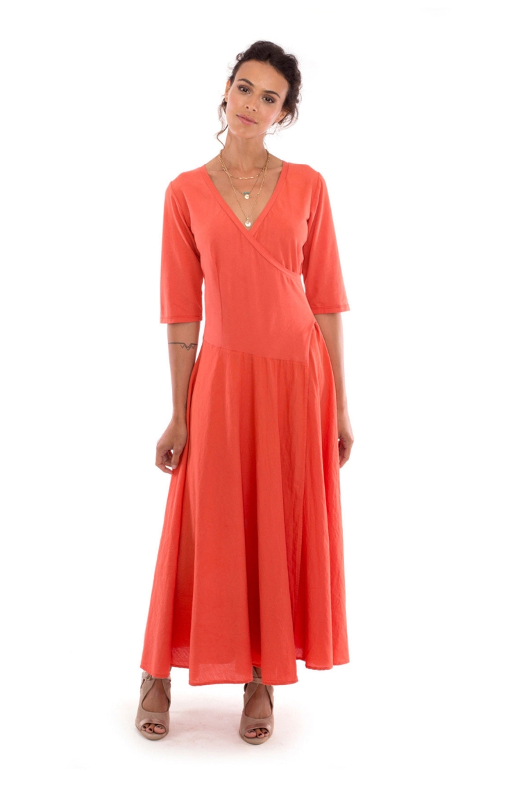 RAVENS VIEW IBIZA  Jurk Veronika Terracotta Oranje