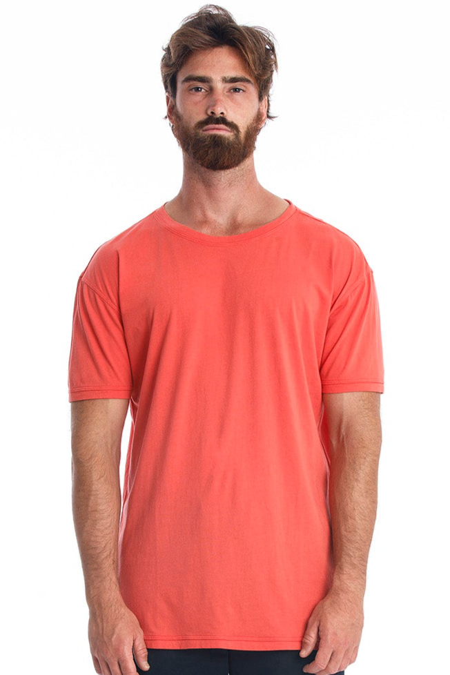 RAVENS VIEW IBIZA mannen vegan T-Shirt King Xl Stralend Rood