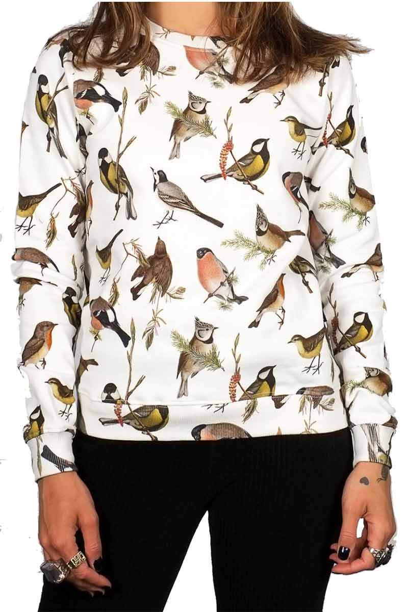 DEDICATED  Sweatshirt Ystad Herfstvogels