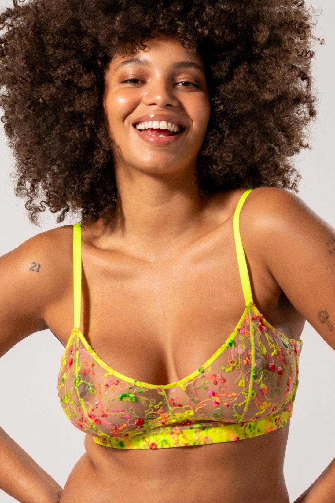 Understatement Vegan Bralette Geel