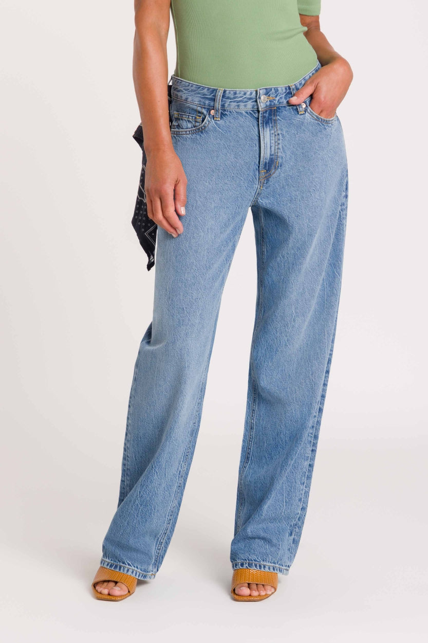 Kings of Indigo  Jeans Joan | Cindy Mid Washed Blauw
