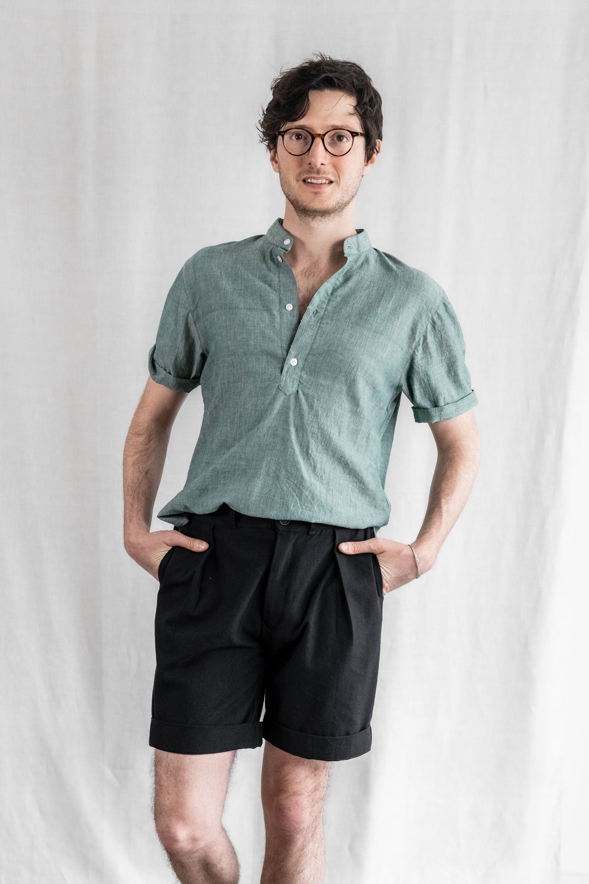 Jyoti - Fair Works mannen vegan Shorts Heet Zwart