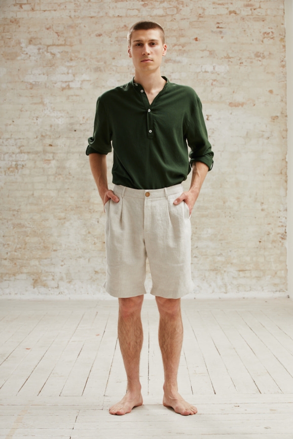 Jyoti - Fair Works mannen vegan Shorts Heet Grijs