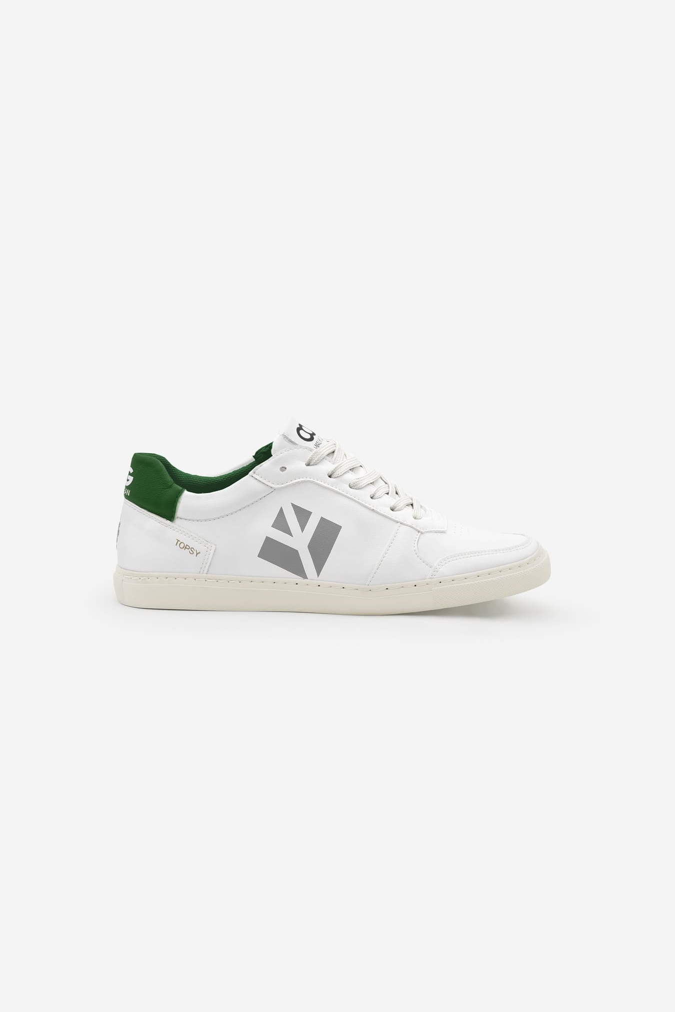 COG  Sneakers Dames Topsy Wit Groen Grijs