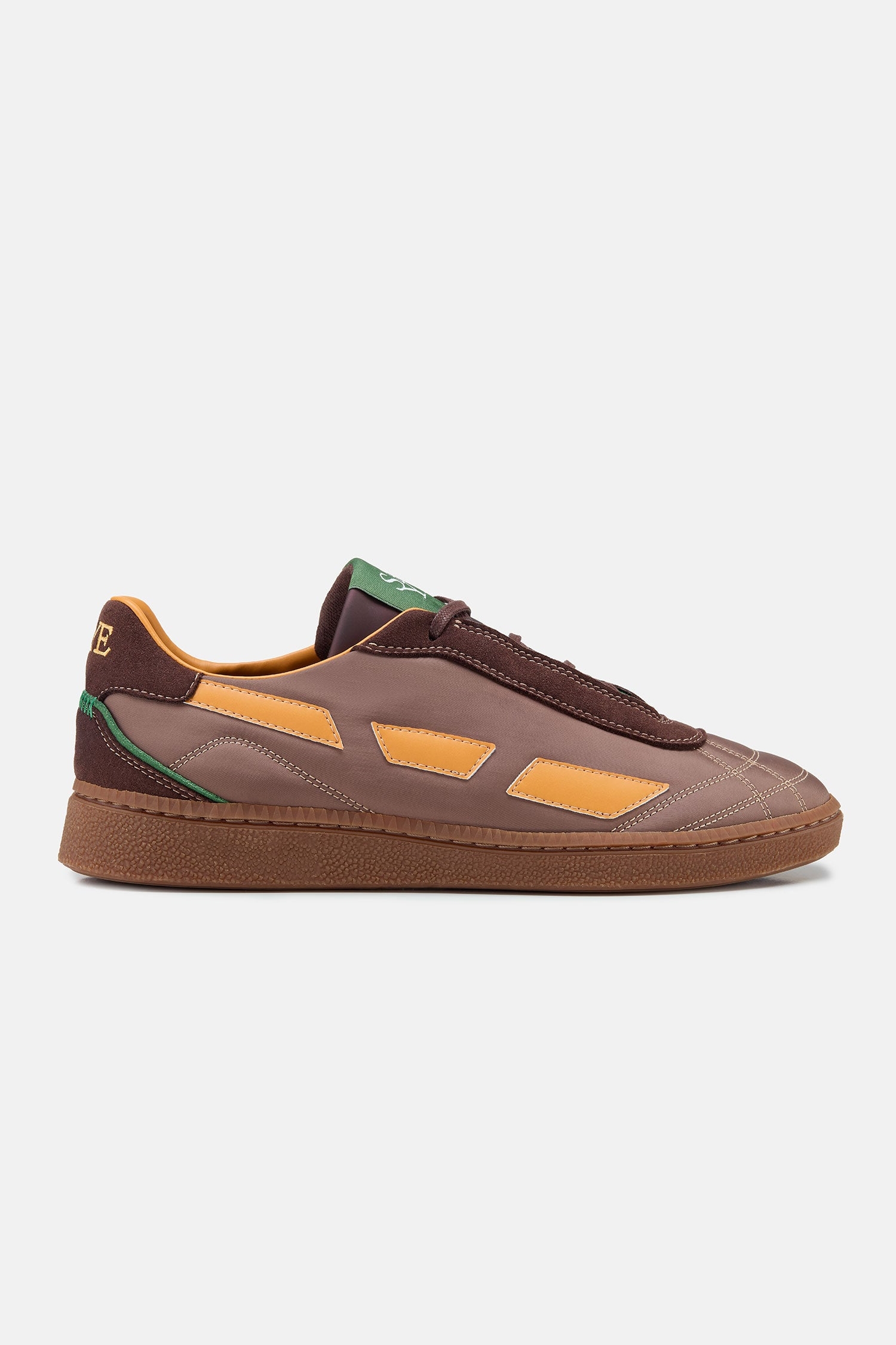SAYE mannen vegan Sneakers M70 Match Chocolade & Gember