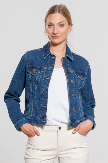 Feuervogl  Jas Denim Stena Medium Blauw