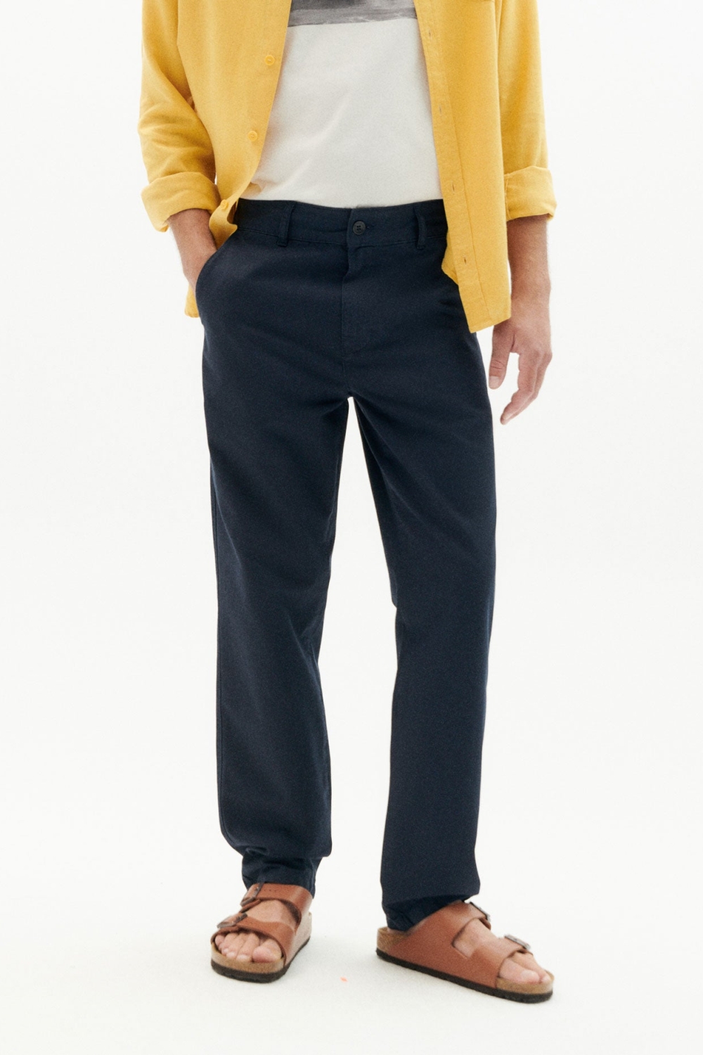 Thinking MU mannen vegan Chino Broek Marine