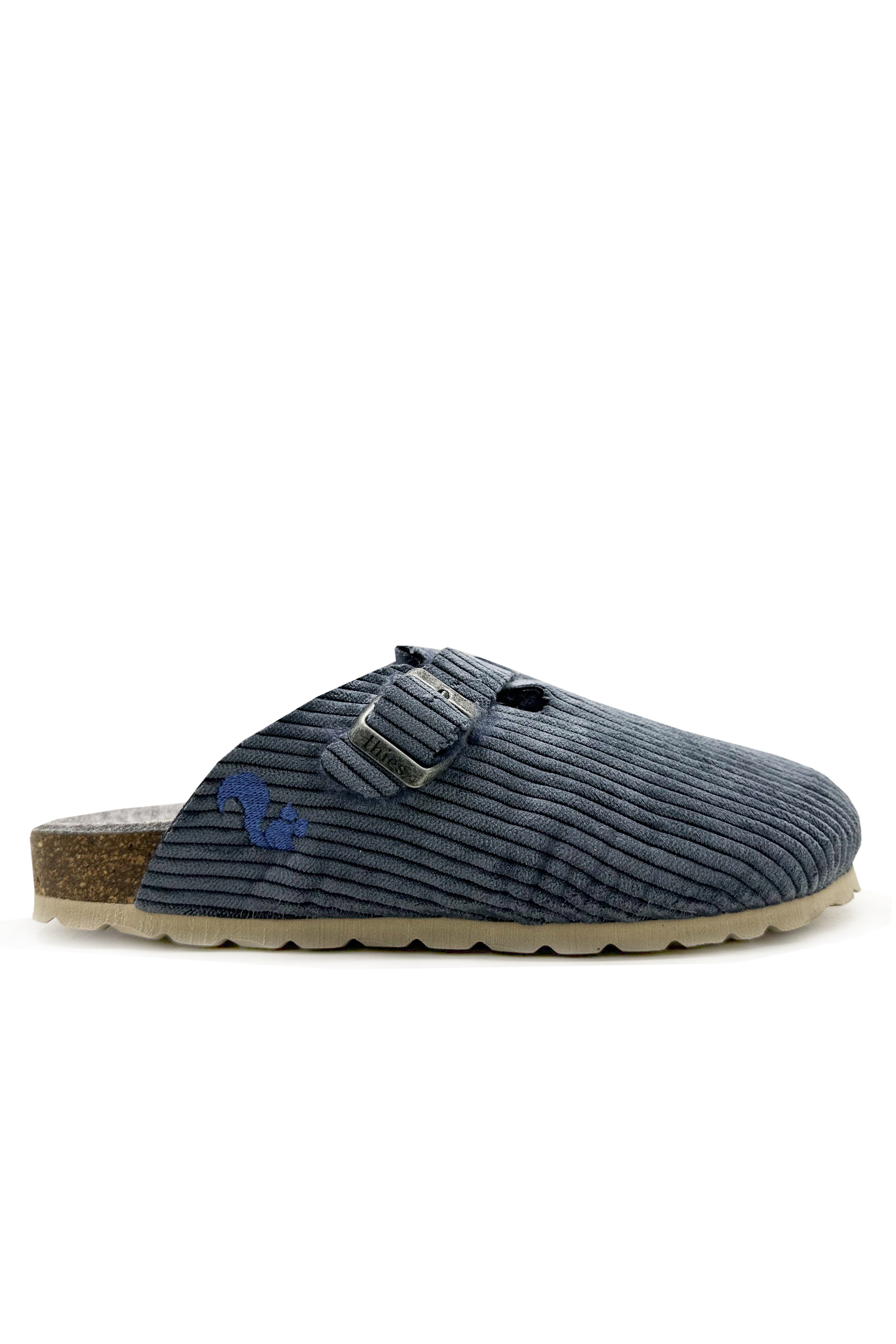 thies 1856  Klomp Eco Cord Asfaltblauw