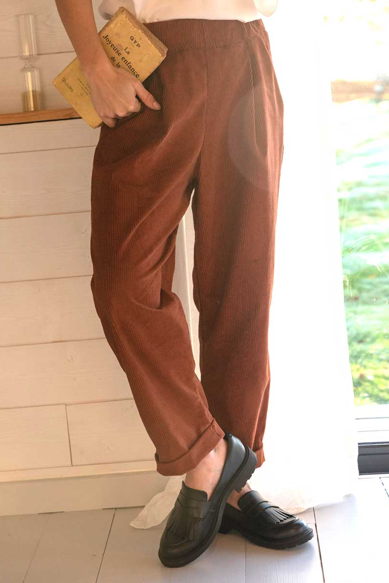 Widda  Broek Sepp Caramel Terra