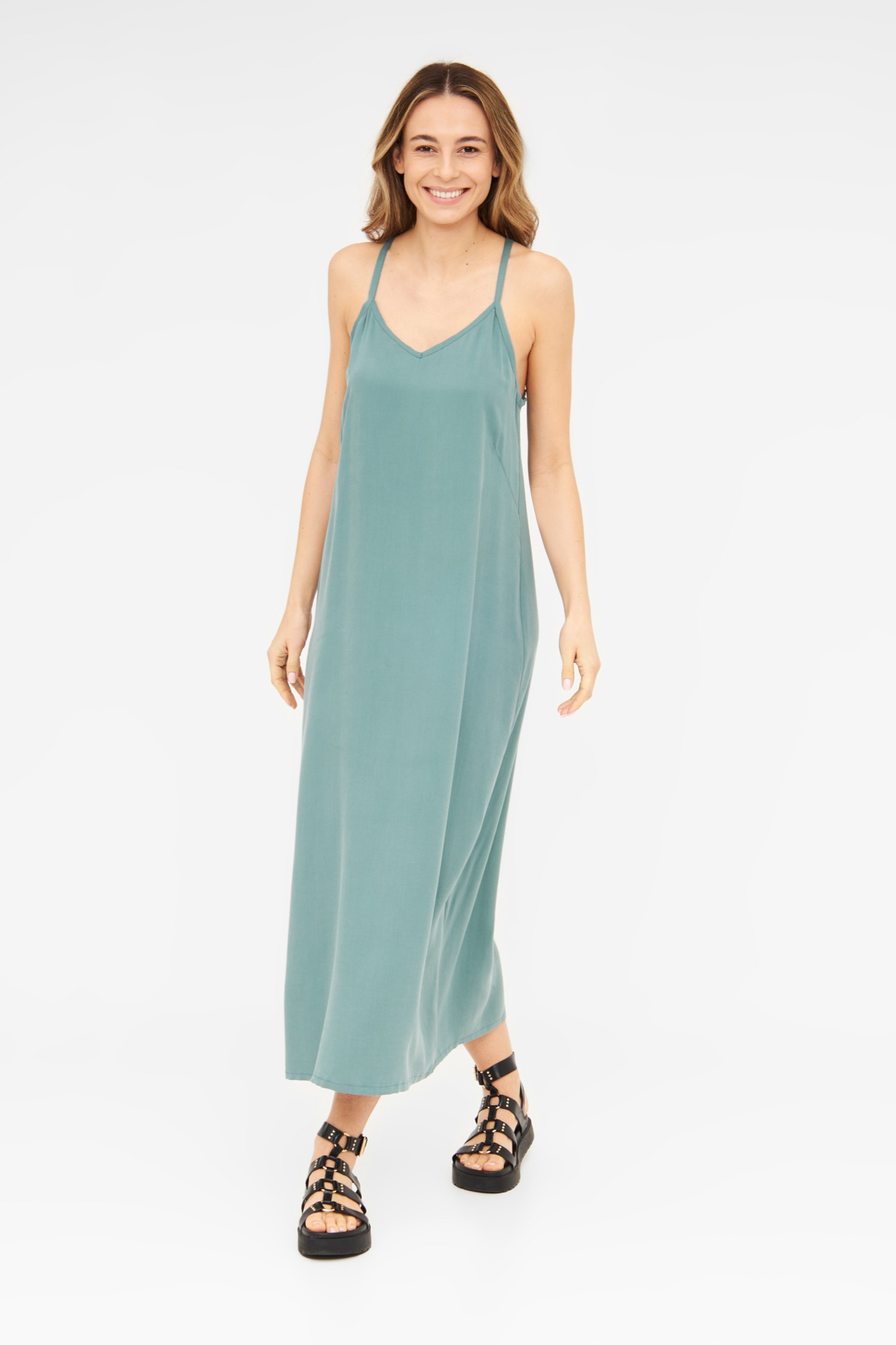 Widda  Jurk Maxisi Aqua Mint