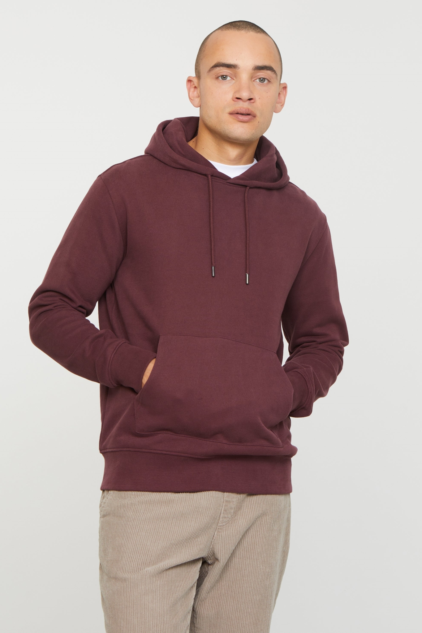 Recolution mannen vegan Hoodie Duranta Donkerpruim