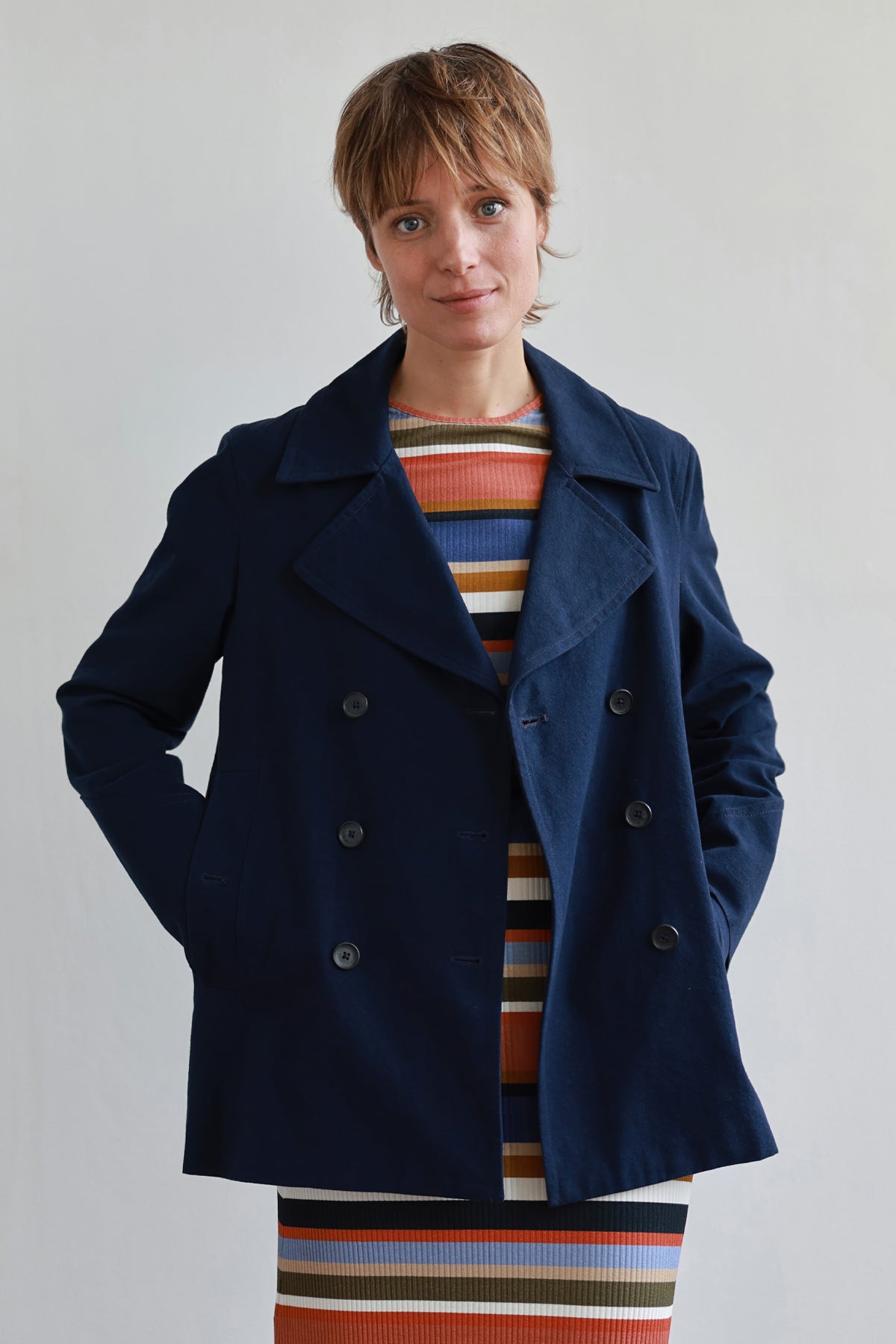 TWOTHIRDS  Jas Mbudya Marineblauw