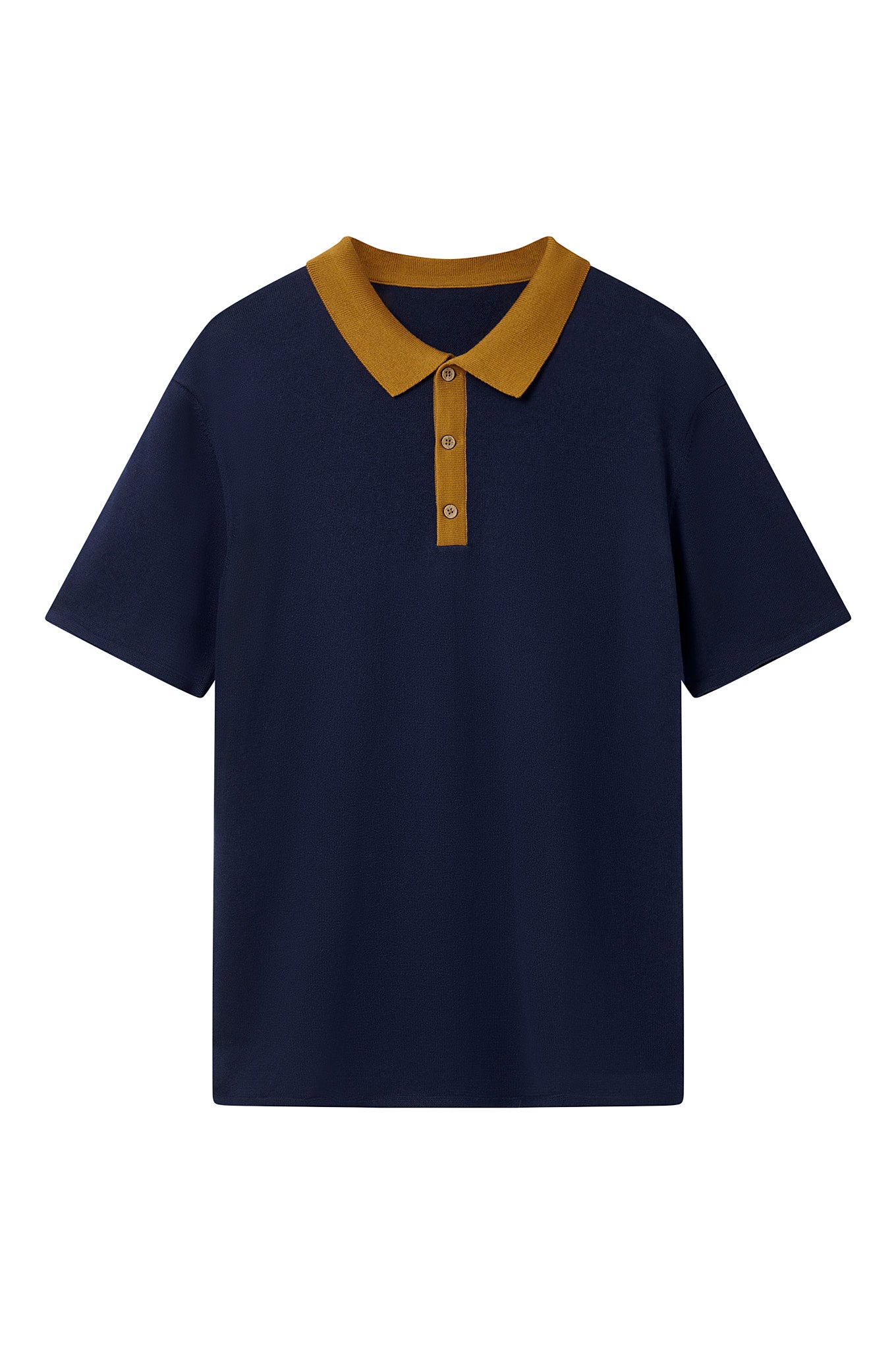 KOMODO mannen vegan Poloshirt Frank Marineblauw