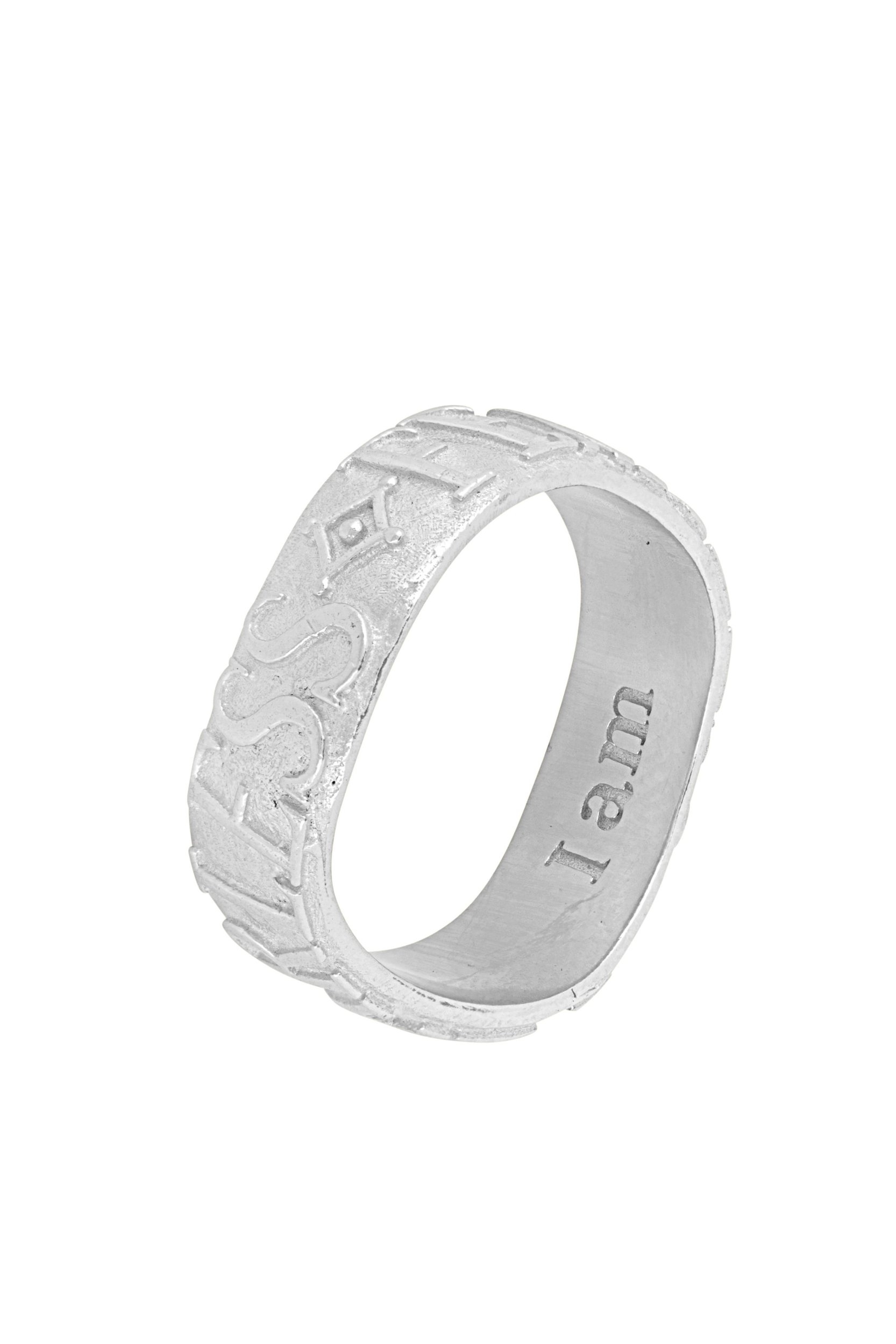Loft and Daughter  Stapelring Fearless Affirmation Zilver