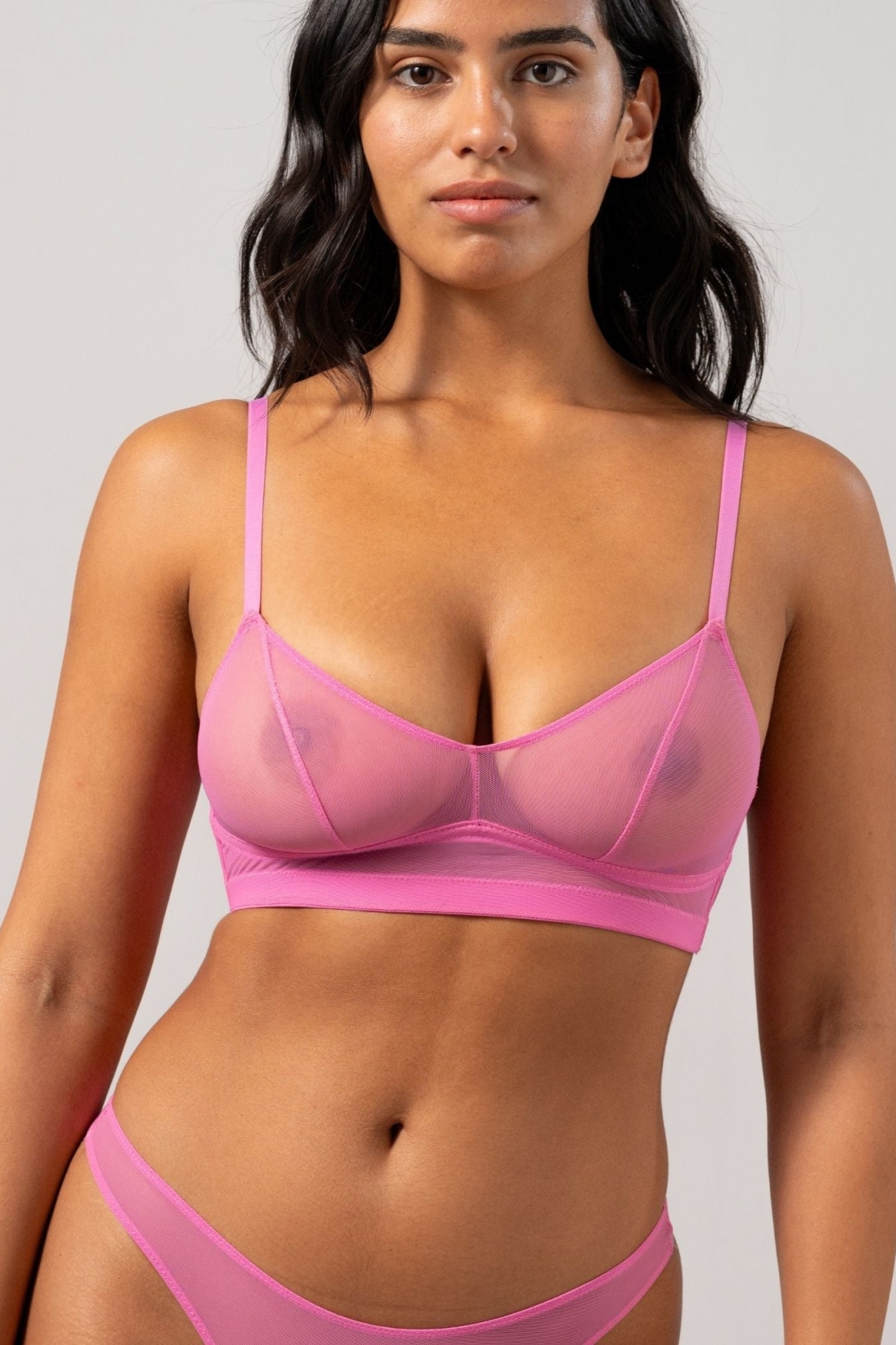 Understatement  Mesh Balconette Snoep Roze