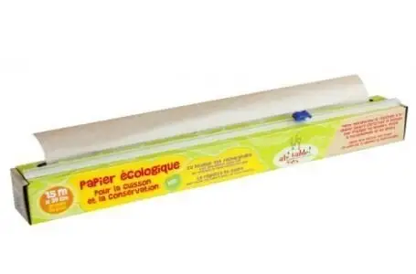 Ecologisch Bakpapier met herbruikbare dispenser