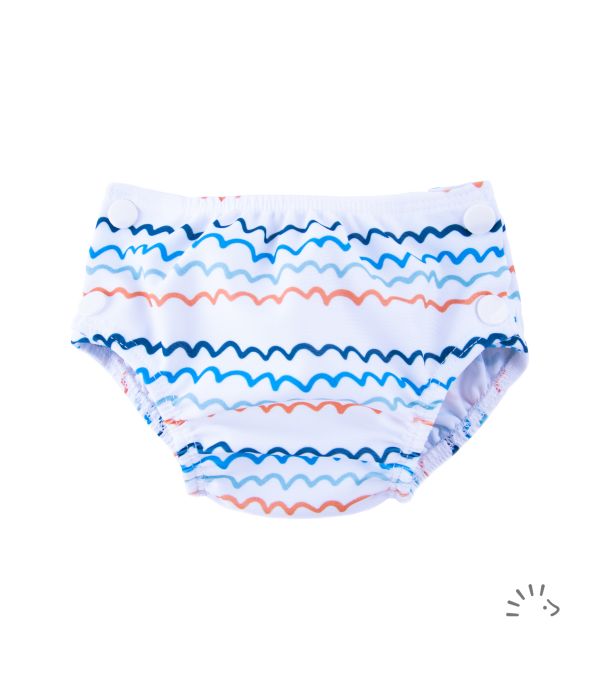 Popolini Zwemluier - Maat S (3-9 kilo) - Waves