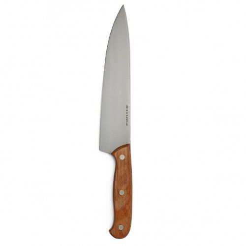 D&K Koksmes, beukenhouten handvat, 33 cm