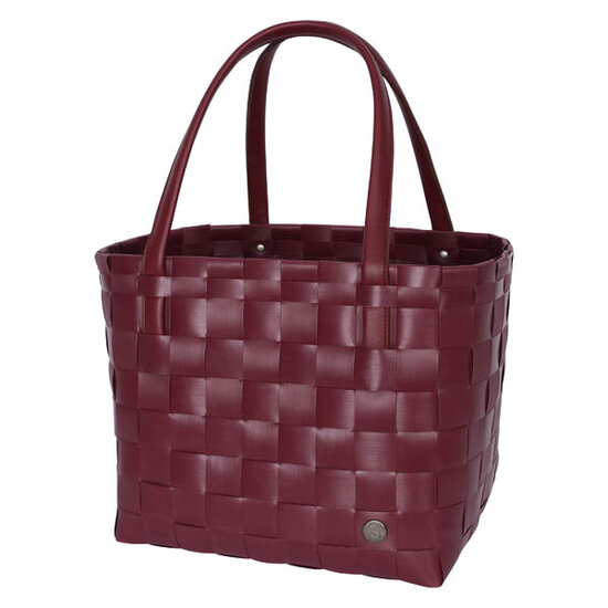 Handed By Shopper Color Match shopper Wine Berry Red