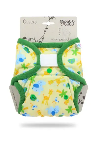 Petit Lulu Overbroekje Dierentuin (Zoo) - OneSize (4-15 kilo) - Klittenband