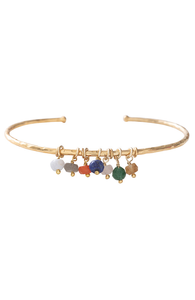 Posy armband Gemstone Mix Gold