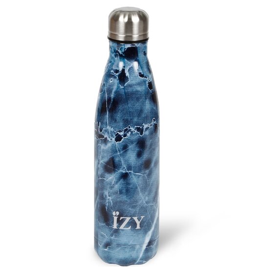 IZY Bottles RVS Thermosfles 500ml - Marble Blue