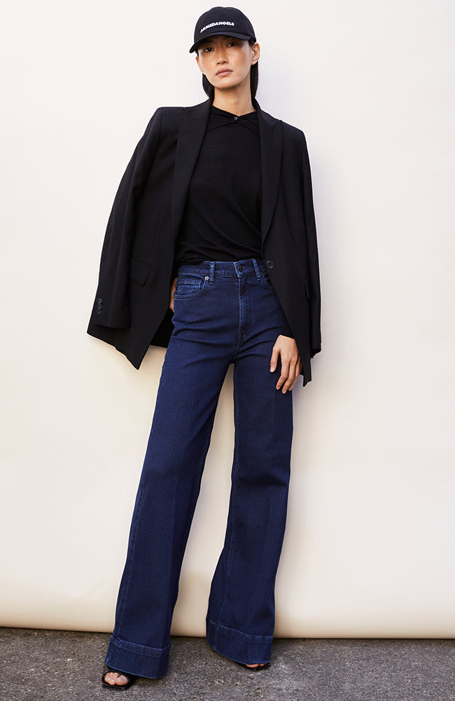 ARMEDANGELS  Jeans Wijde Pijpen Murliaa Polar Donkerblauw