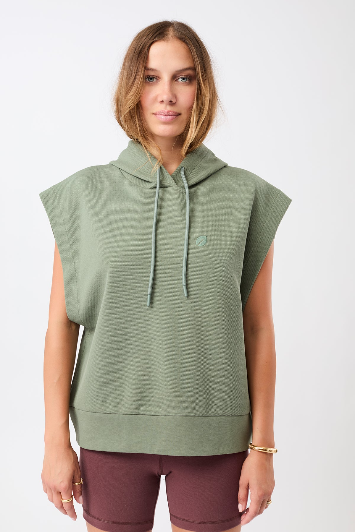 MANDALA  Hoodievest Antracietgroen