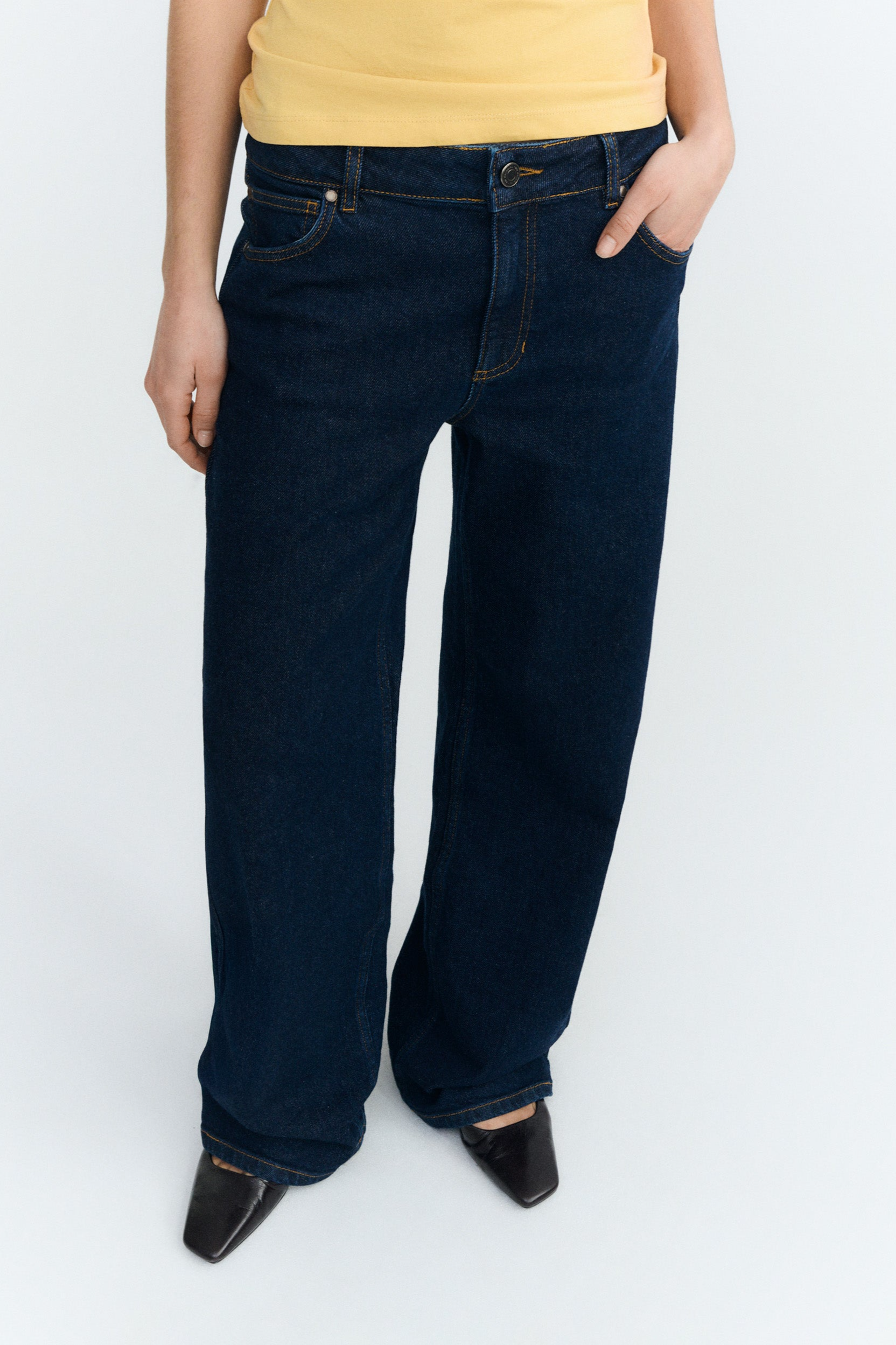 Thinking MU  Kettan Marineblauwe Jeans