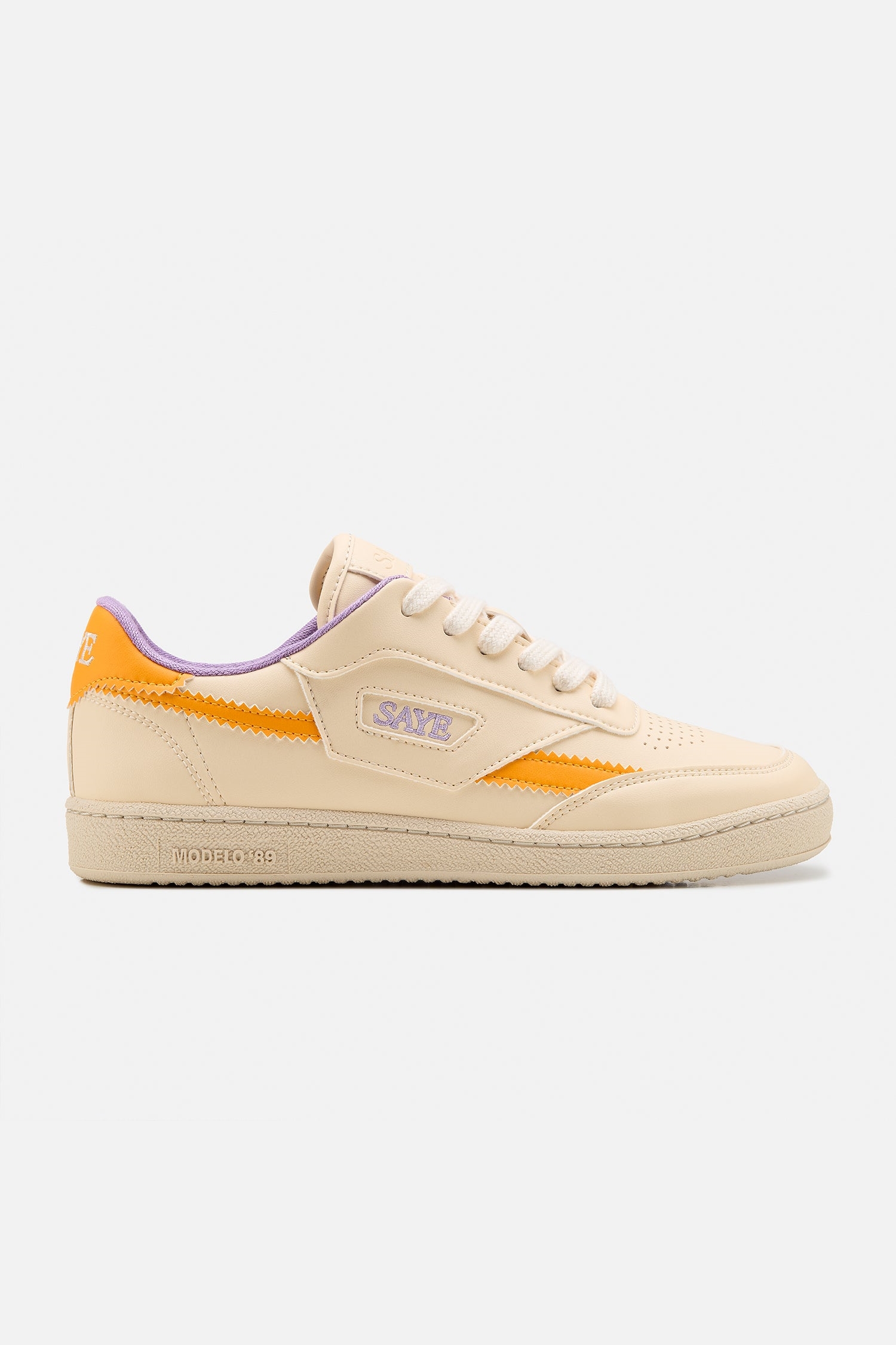 SAYE mannen vegan Sneakers M89 Icon Vanille & Mandarijn