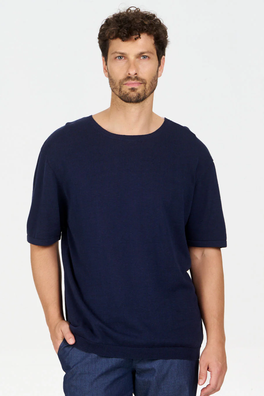 KOMODO mannen vegan T-Shirt Walt Navy
