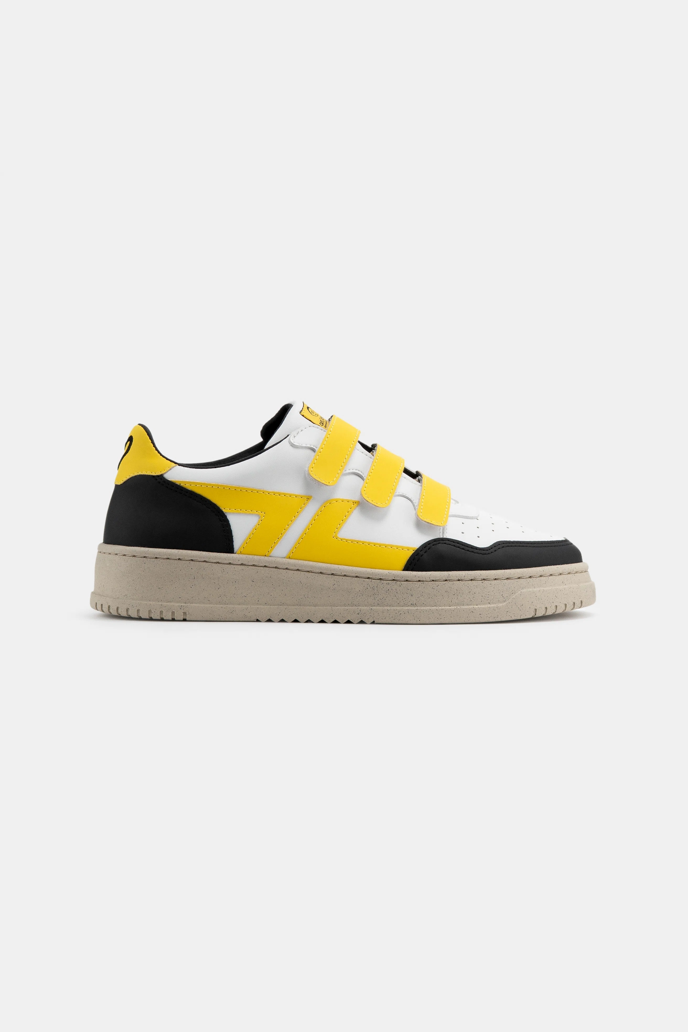 ZÃ¨ta mannen vegan Sneakers Zeta X Cafe Joyeux Met Klittenbandsluiting, Geel