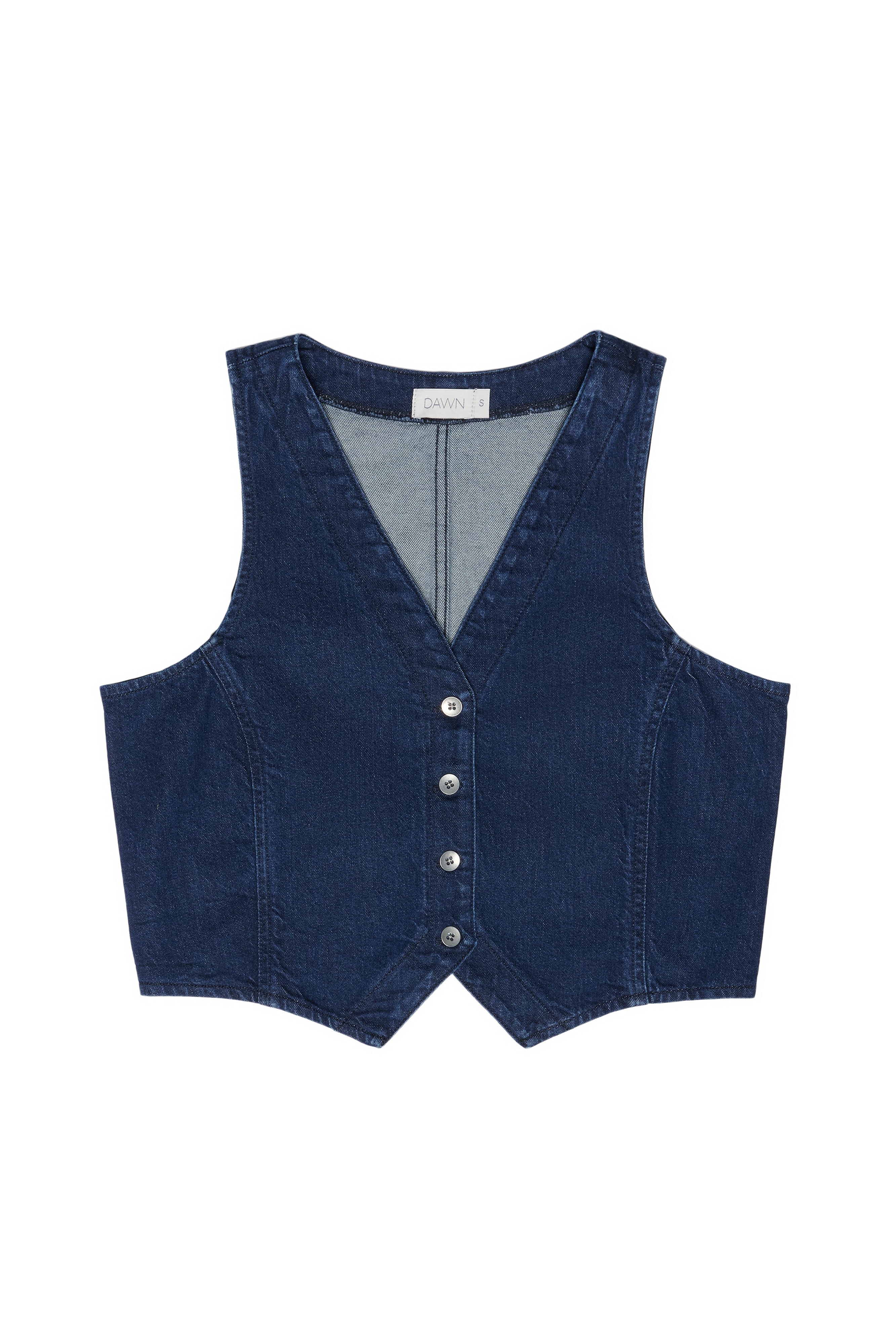 Dawn  Astra - Denim Vest - Donkerblauw