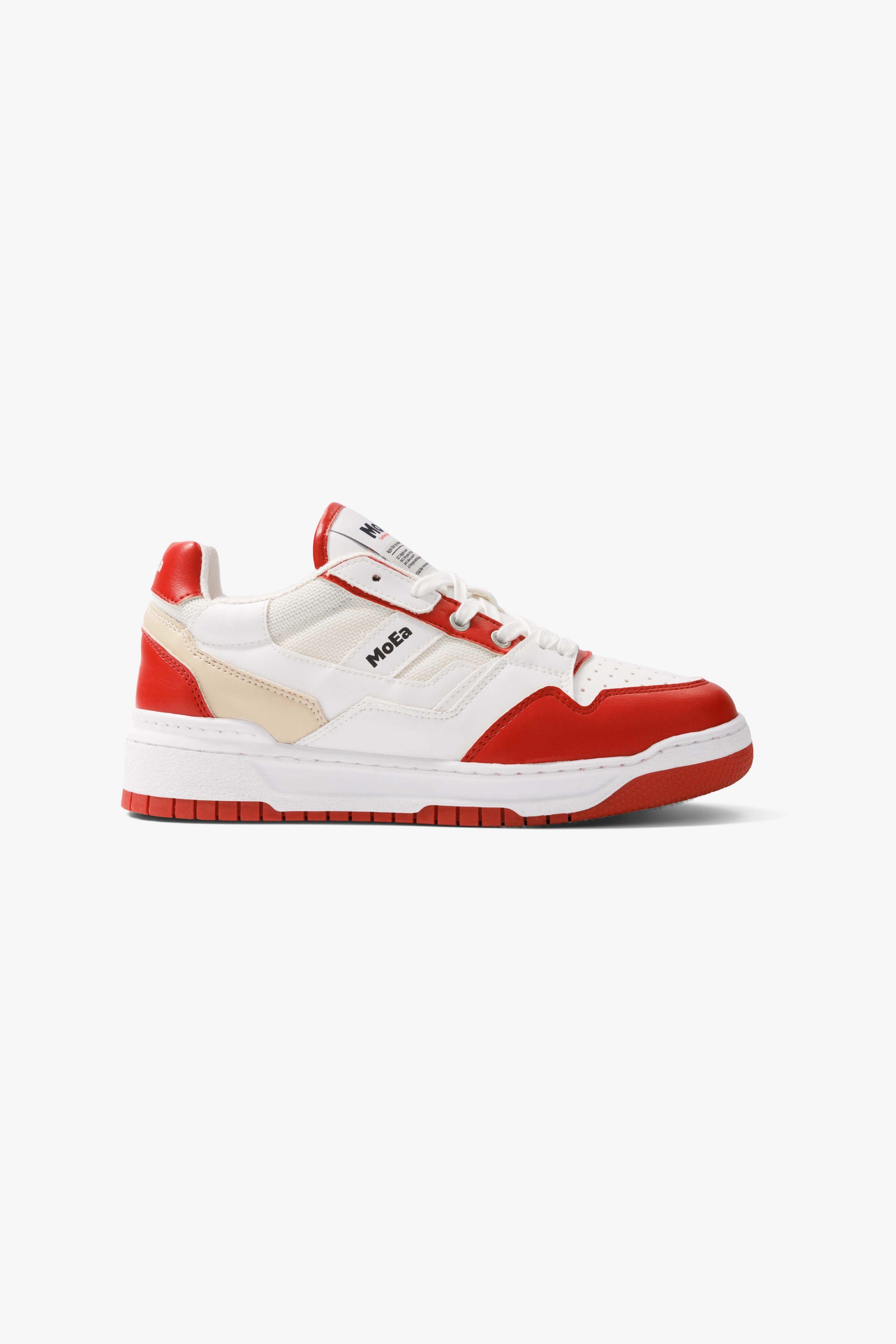 MoEa mannen vegan Sneakers Gen2 Sp Wit & Rood
