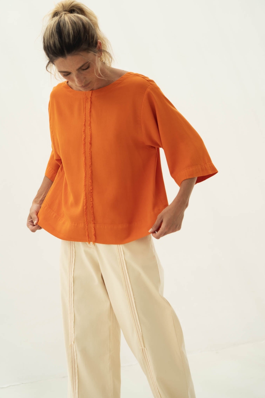 NÃ¤z  Oranje Top Sari