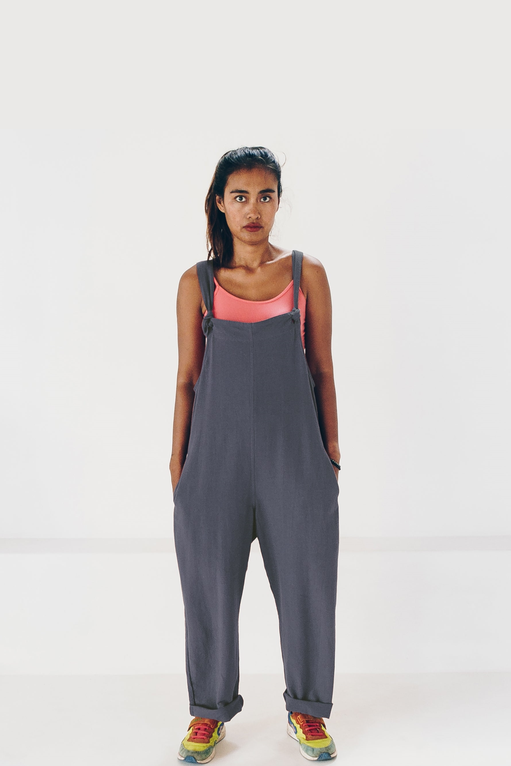 The Driftwood Tales  Jumpsuit Antracietblauw