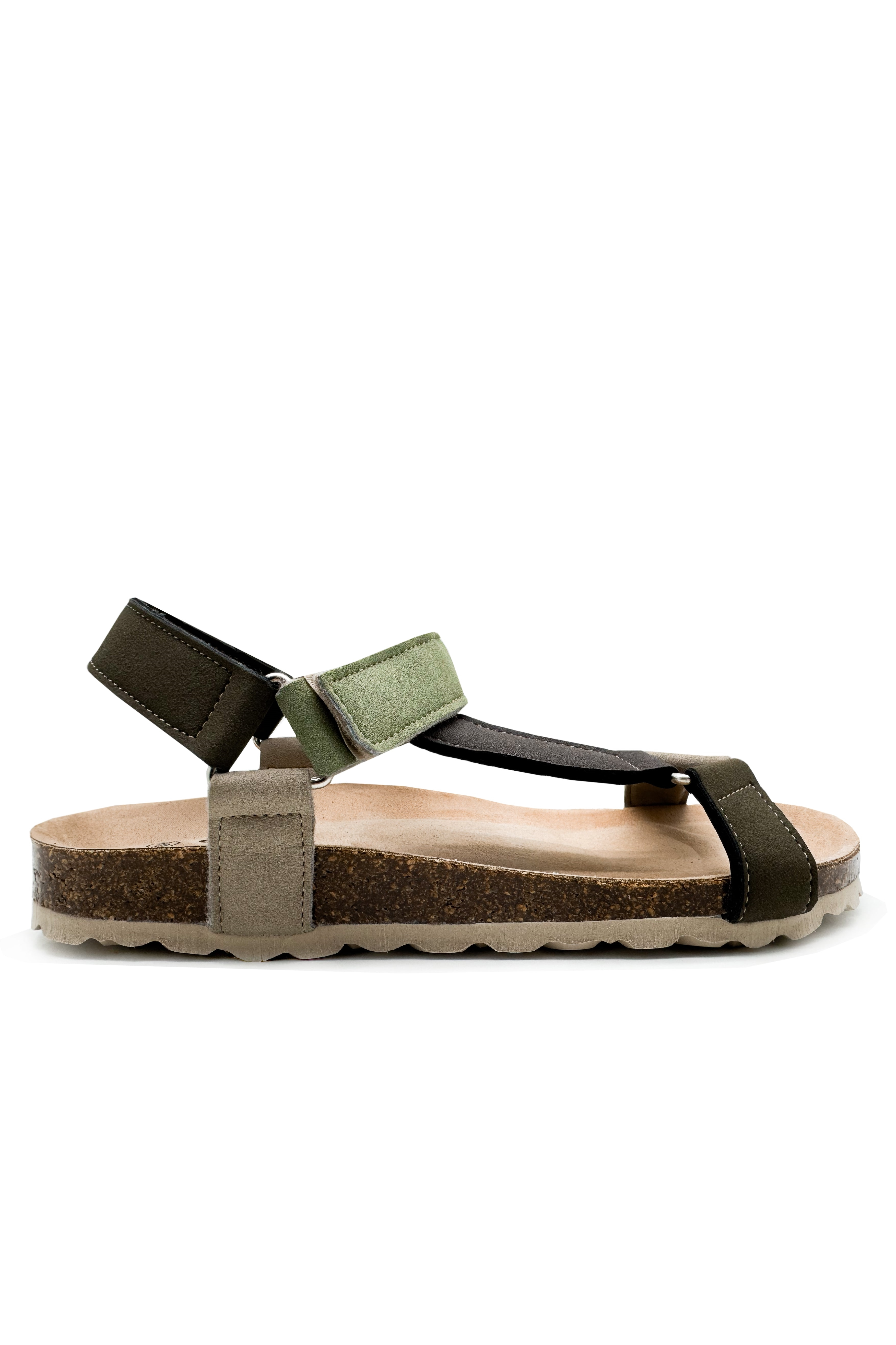 thies  Sandalen Eco Bio Trek Multi Forest Green