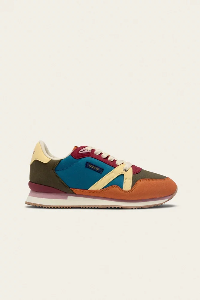 Odaje  Sneakers AndrÃ©e Burgundy/Khaki/Brick