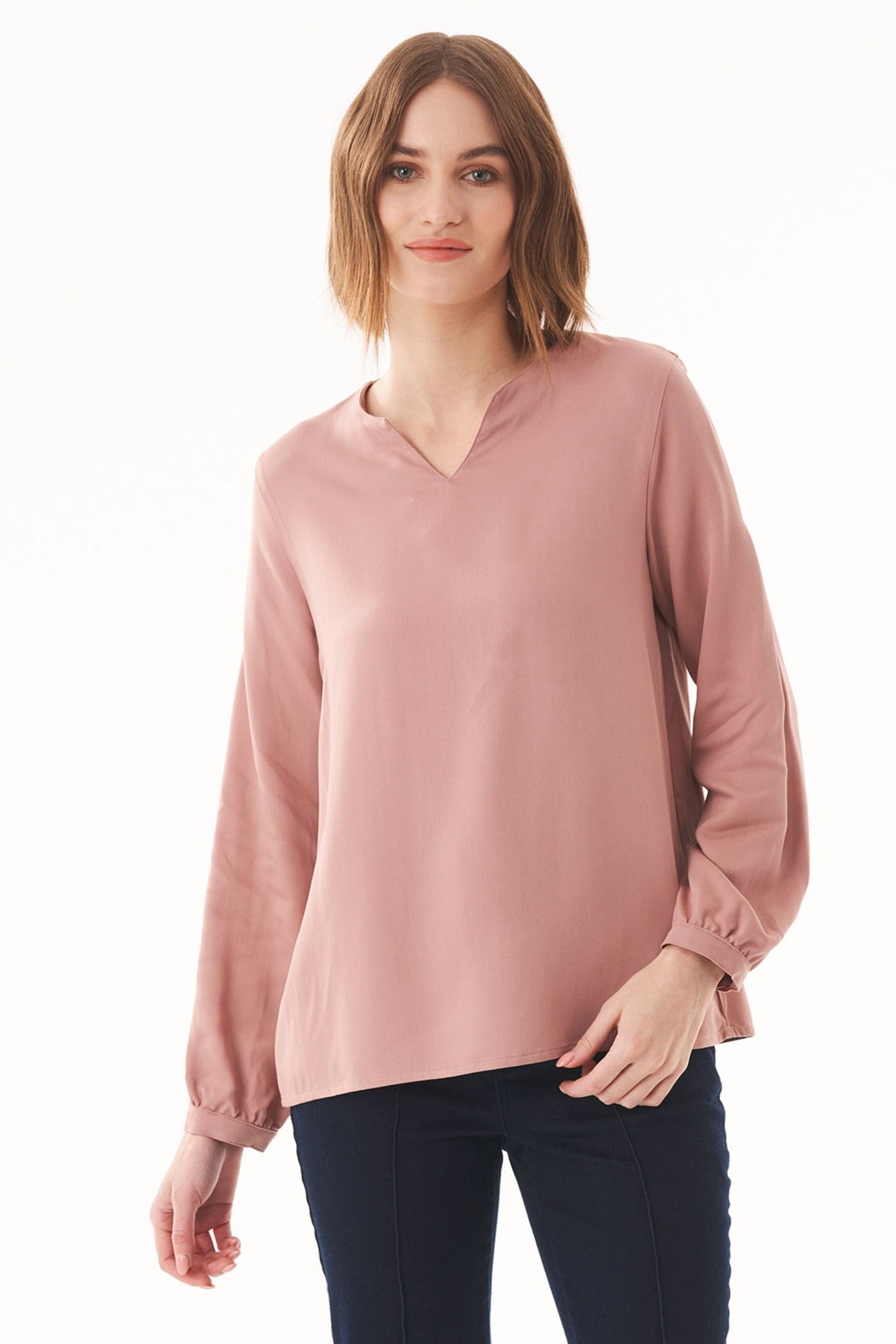 ORGANICATION  Blouse Ecovero Misty Rose