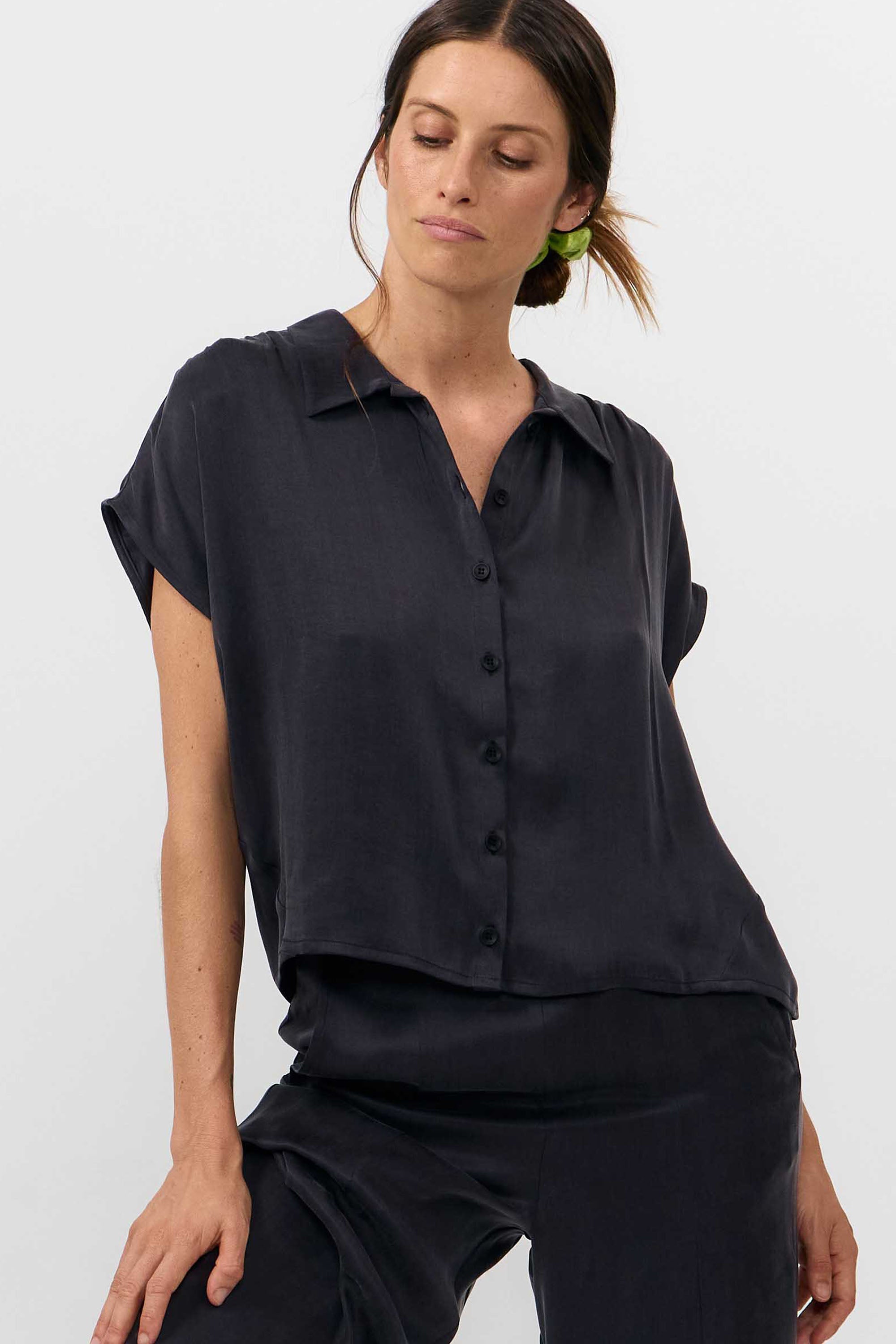 SUITE13LAB  Shirt Sur Donkergrijs