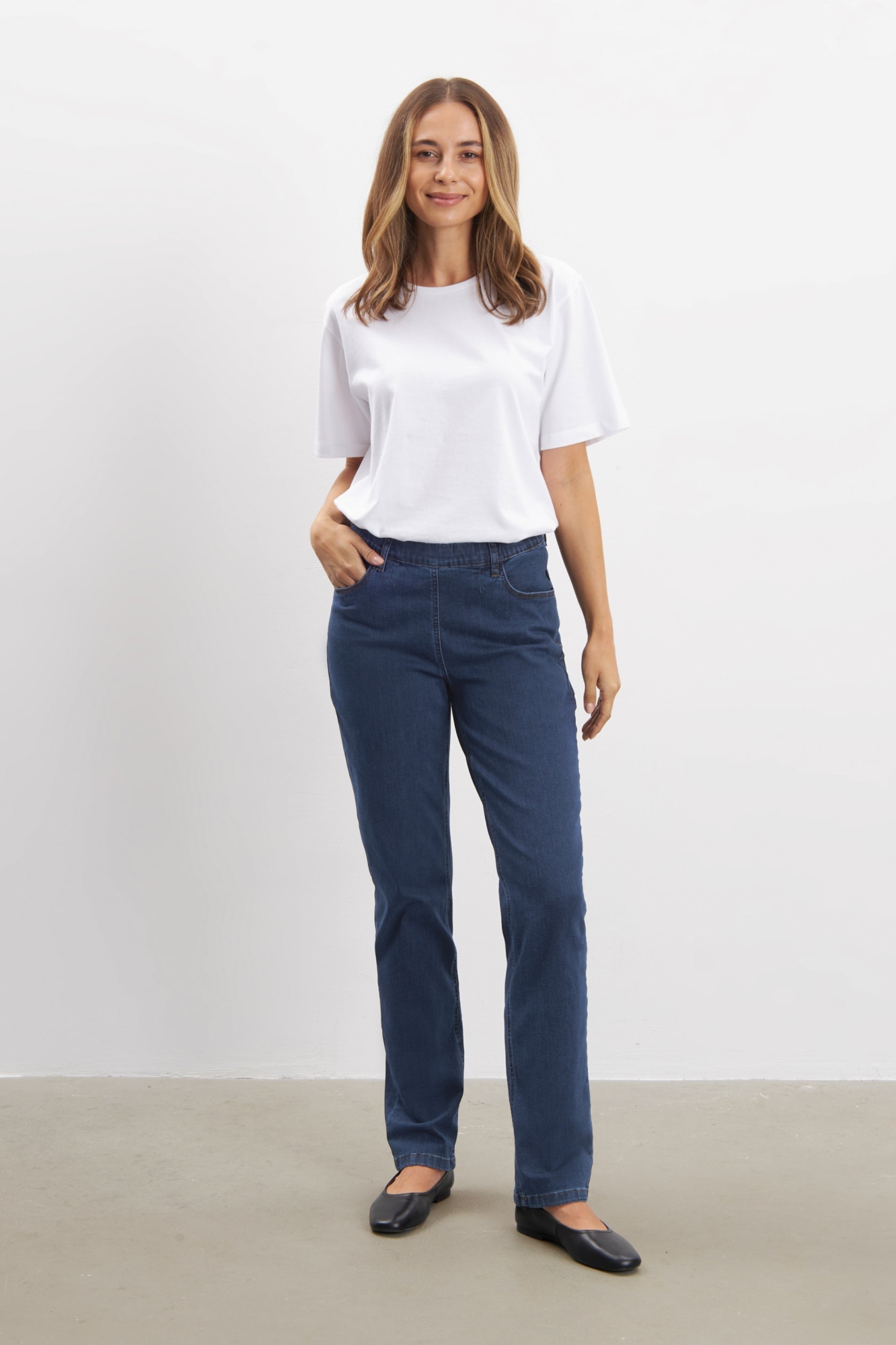 LAURIE  Jeans Kelly Normaal Middellang Donkerblauw