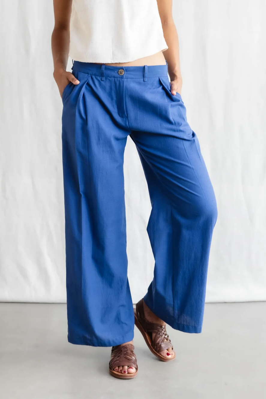 Jyoti - Fair Works  Broek Meghana Kobaltblauw