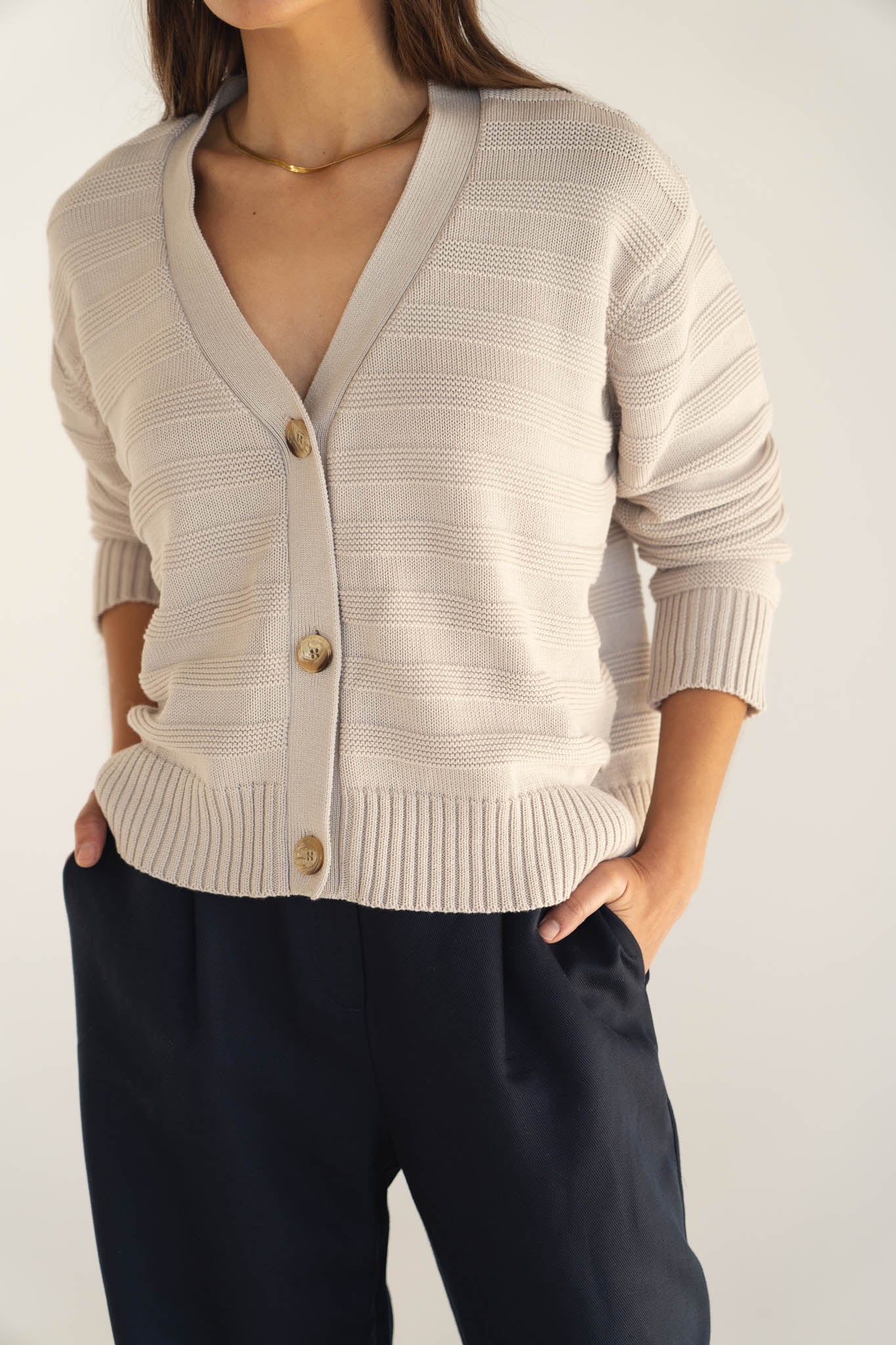NÃ¤z  Cardigan Sophia Grey