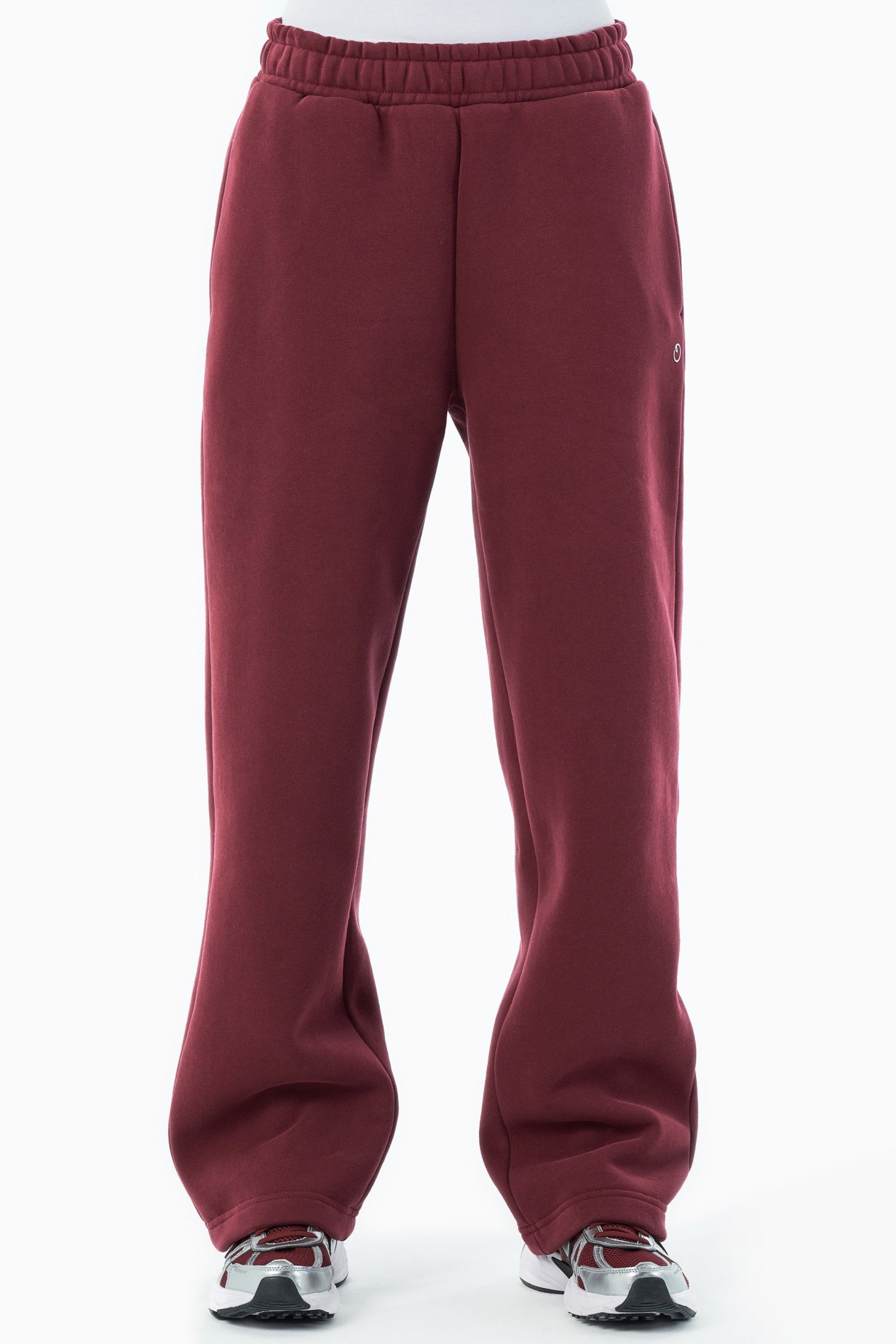 ORGANICATION mannen vegan Joggingbroek Pollen Bordeaux