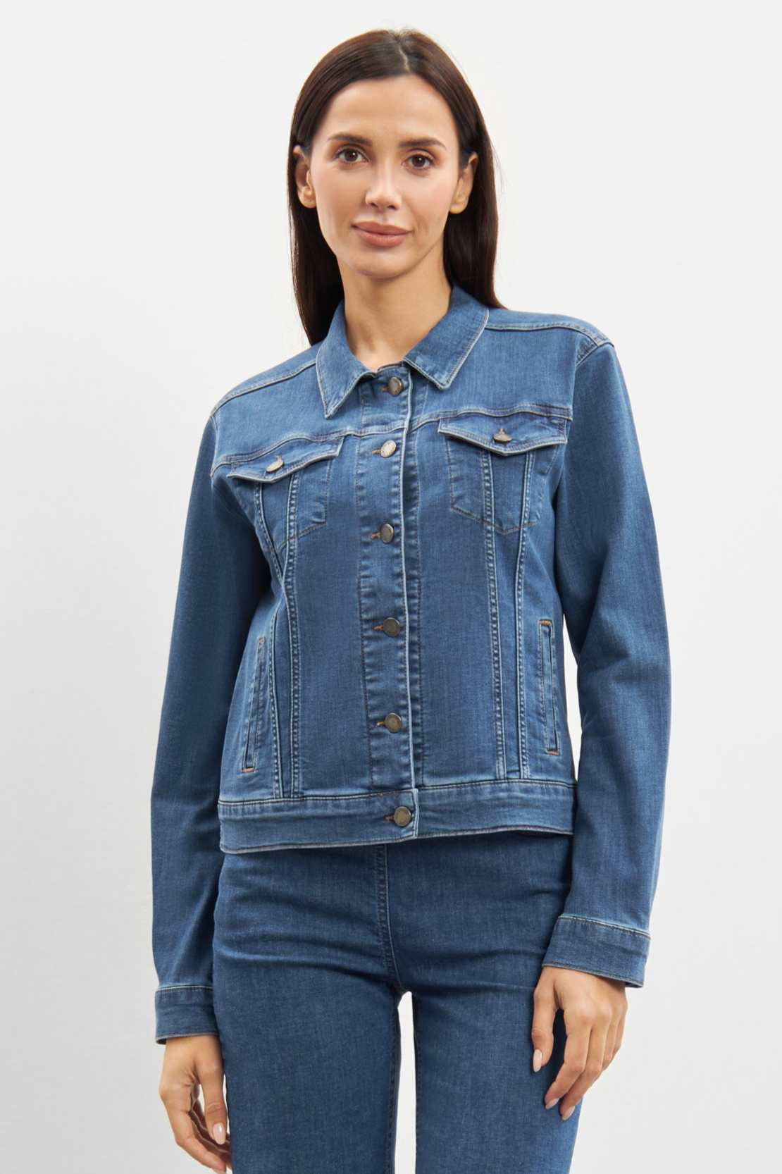 LAURIE  Spijkerjasje Ls Marie Blauw Denim