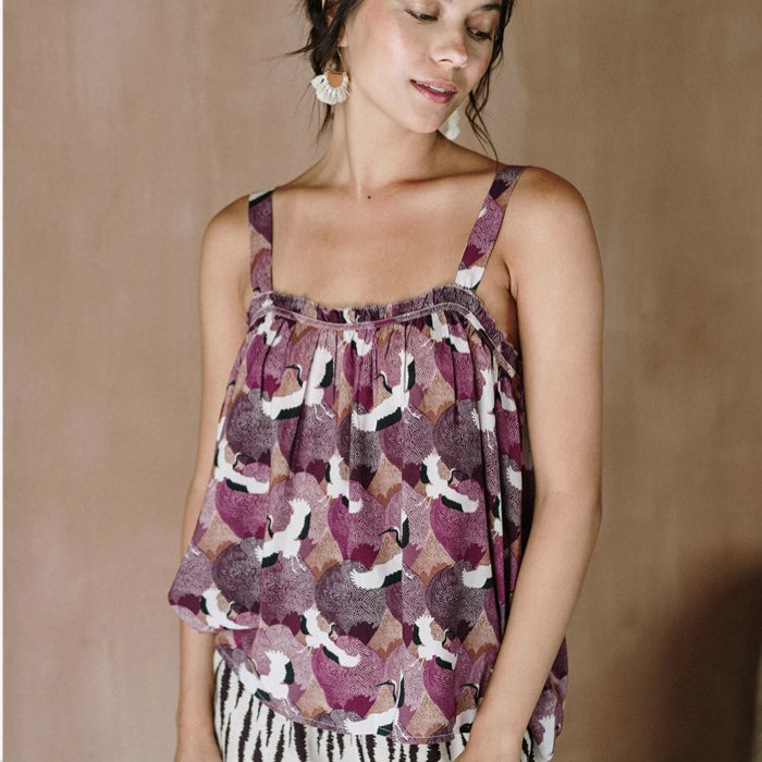 Top Rashika Bird | JLabel | Aubergine